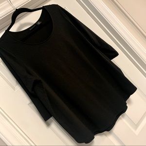 Black 3/4 Sleeve Top